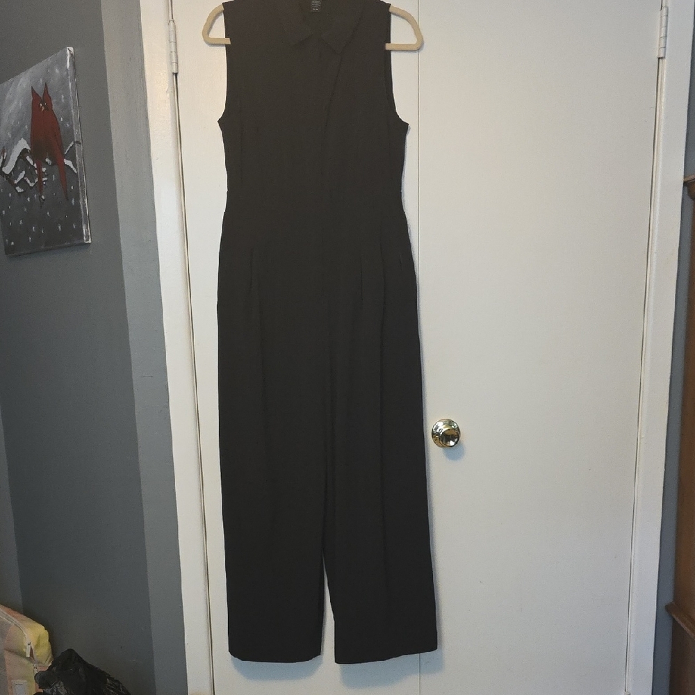 Athleta Black Sleeveless Jumpsuit